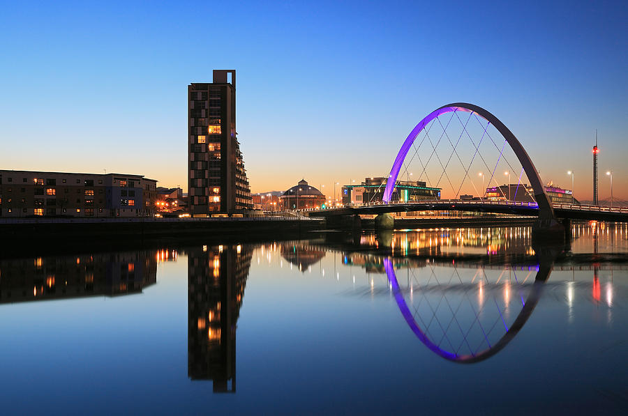 Glasgow Clyde Arc Photograph by Grant Glendinning