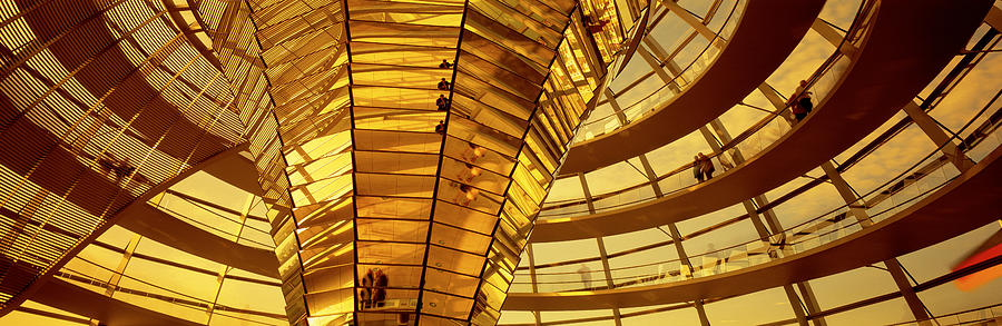 Berlin Photograph - Glass Dome Reichstag Berlin Germany #1 by Panoramic Images