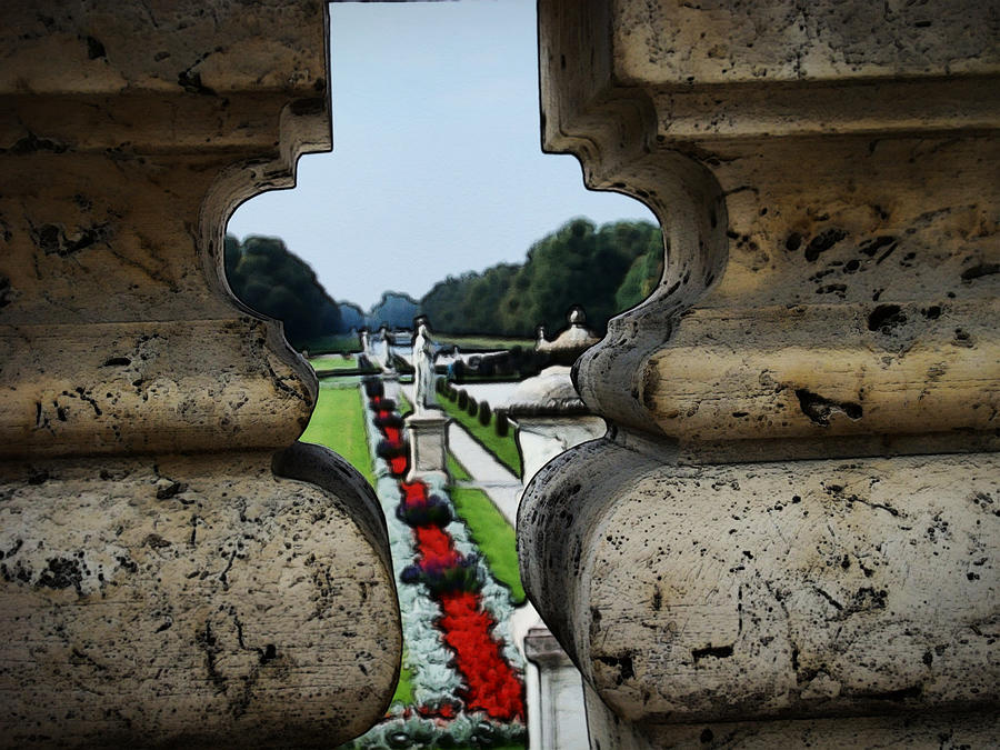 Glimpse of the Nymphenburg Garden Photograph by Zinvolle Art