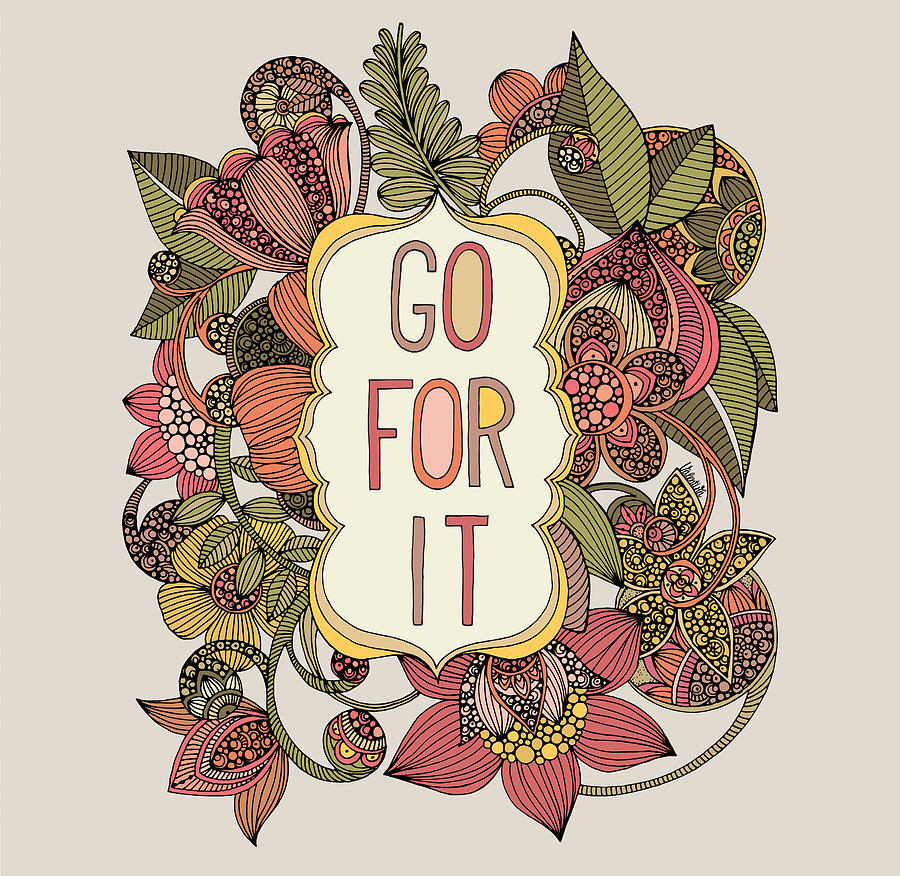 Illustration Photograph - Go For It #1 by Valentina