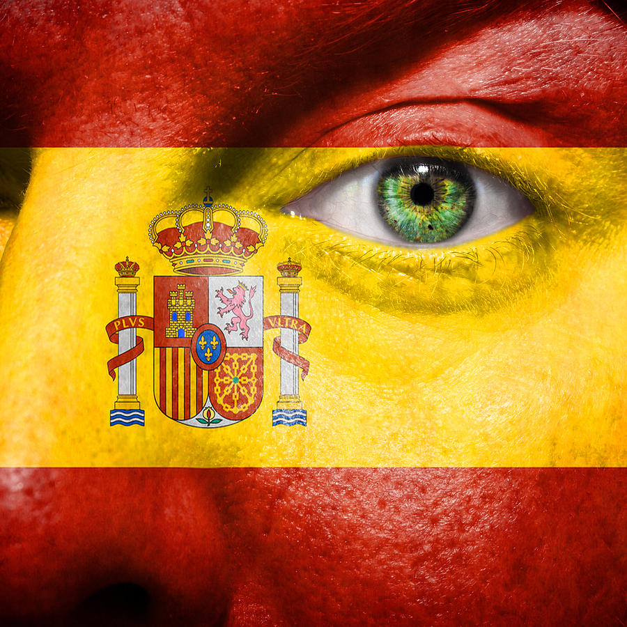 Sports Photograph - Go Spain #1 by Semmick Photo