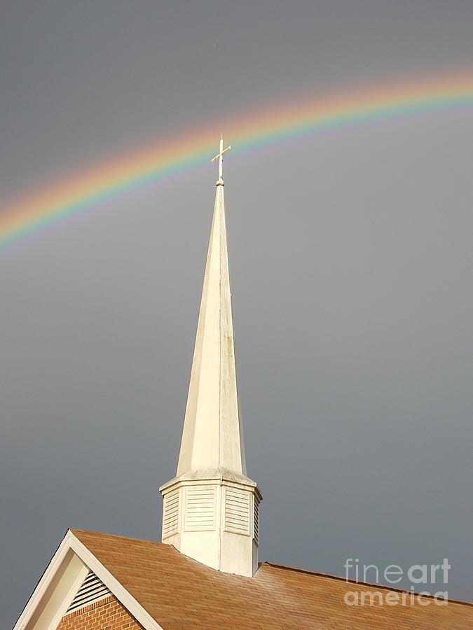 Rainbow Photograph - Gods Promise Windows From Heaven by Matthew Seufer