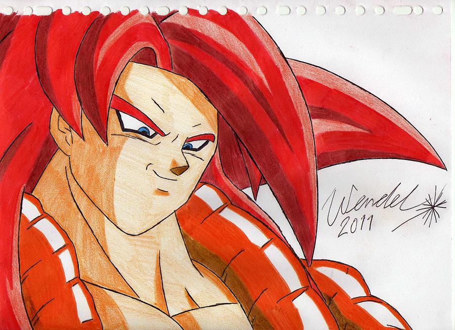 Goku super saiyan 4 draw  Dragon ball z Anime dragon ball HD phone  wallpaper  Pxfuel