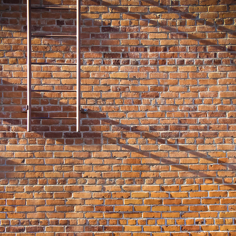 Brick Photograph - Going Up #1 by Lee Harland