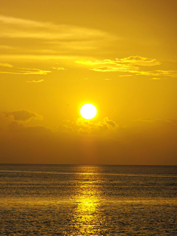 Golden Bahamas Sunset Photograph By Kimberly Perry Fine Art America