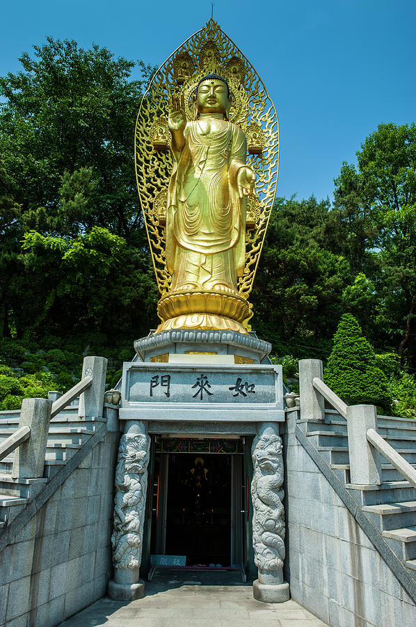 Buddha Photograph - Golden Buddha, Unesco World Heritage #1 by Michael Runkel