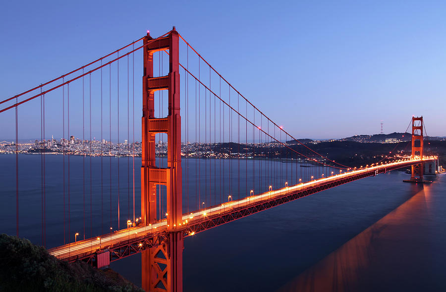 Golden Gate Bridge And San Francisco #1 Photograph by Uschools