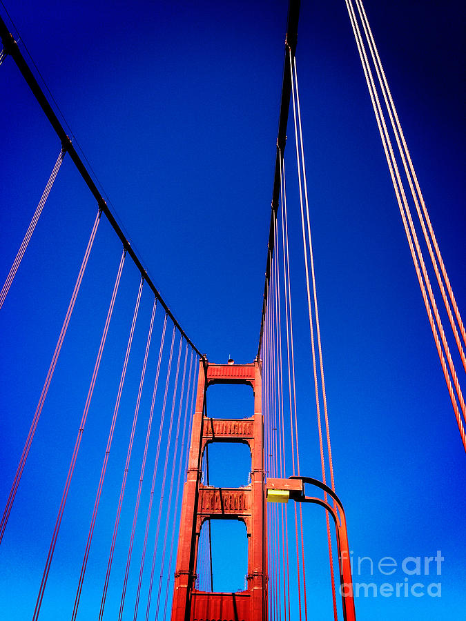Golden Gate Bridge Photograph - Golden Gate Bridge #1 by Colin and Linda McKie