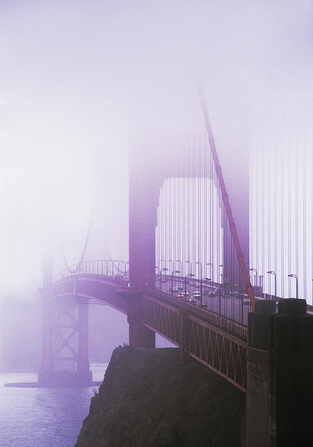 Golden Gate Bridge In Fog, San #1 Photograph by Panoramic Images
