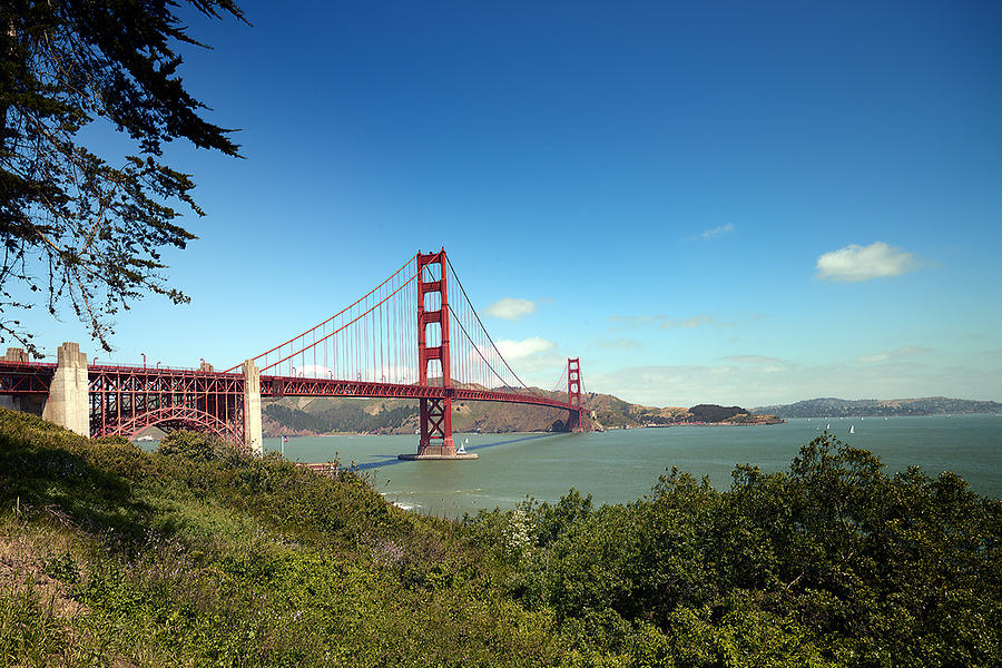 Golden Gate Bridge in San Francisco #1 Photograph by Carol M Highsmith
