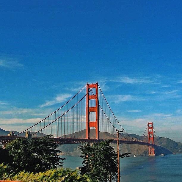 Architecture Photograph - Golden Gate Bridging 
#goldengategirl #1 by Karen Winokan