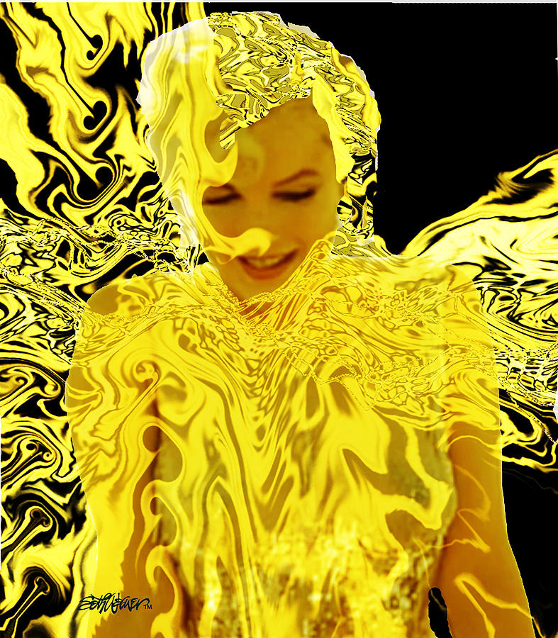 Golden Goddess Digital Art by Seth Weaver