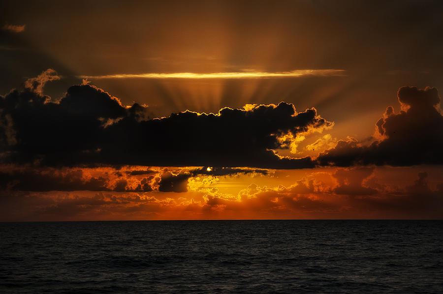 Golden Linings Photograph by Island Sunrise and Sunsets Pieter Jordaan ...