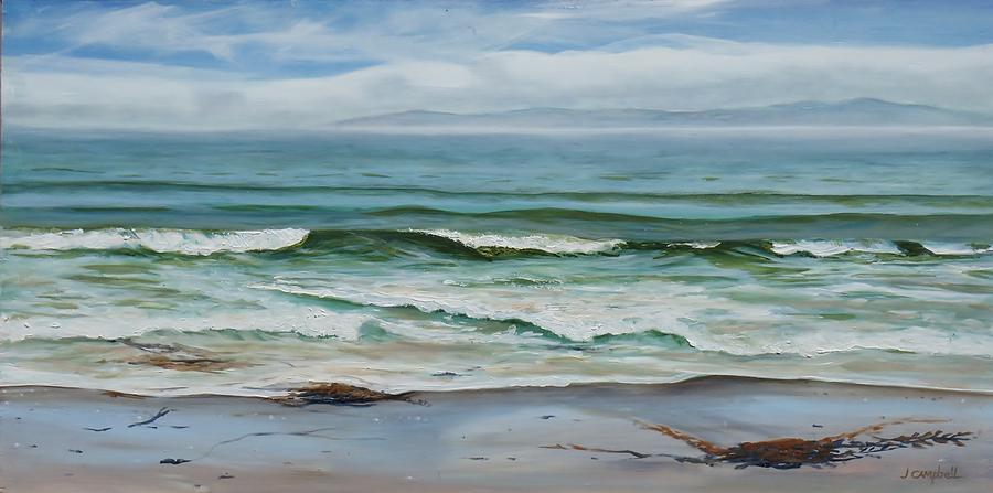 Goleta Beach Painting by Jeffrey Campbell