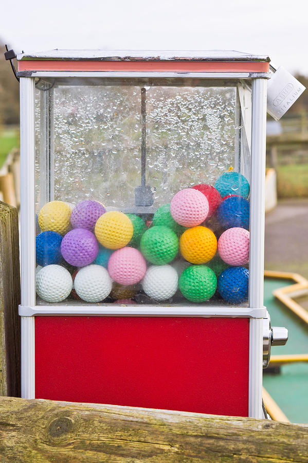 Ball Photograph - Golf balls #1 by Tom Gowanlock