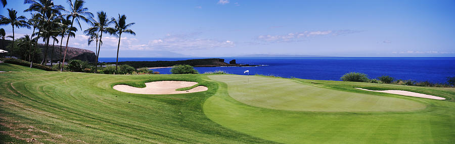 Golf Photograph - Golf Course At The Oceanside, The #1 by Panoramic Images