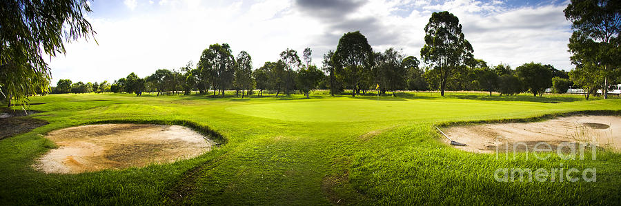 Golf Course Landscape Panorama Photograph by Jorgo Photography