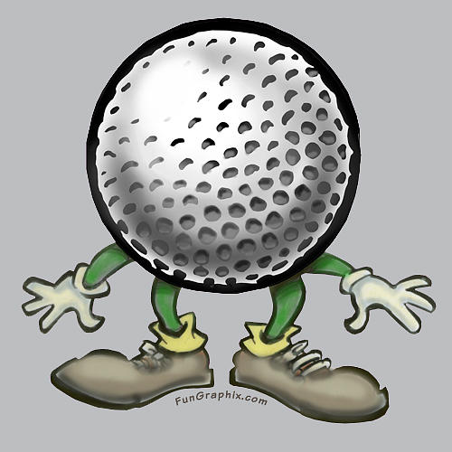 Golf Digital Art by Kevin Middleton