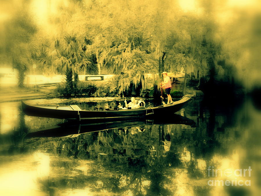 Gondola Hauntings In City Park New Orleans Louisiana #1 Photograph by Michael Hoard