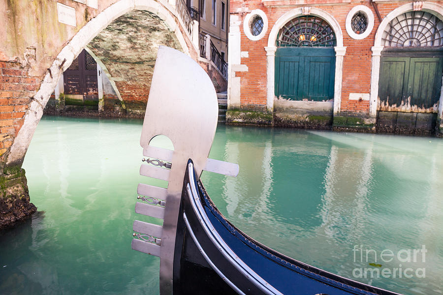 Gondola in Venice #1 Photograph by Matteo Colombo