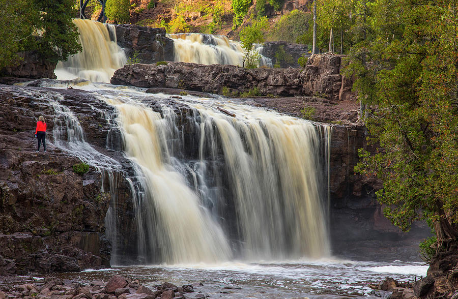 Nature Photograph - Gooseberry Falls, Two Harbors #1 by Jeffrey Phelps