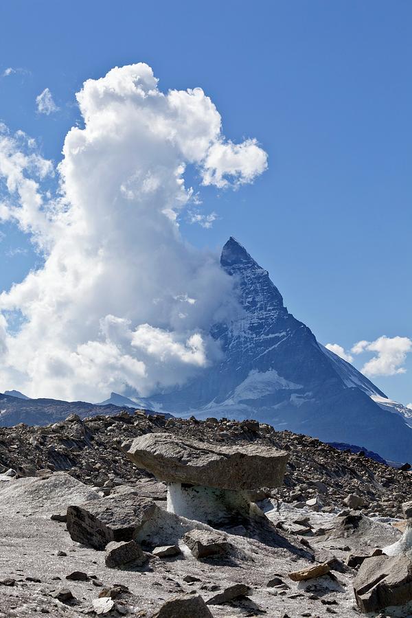 Gorner Glacier And Matterhorn #1 Photograph by Dr Juerg Alean/science Photo Library