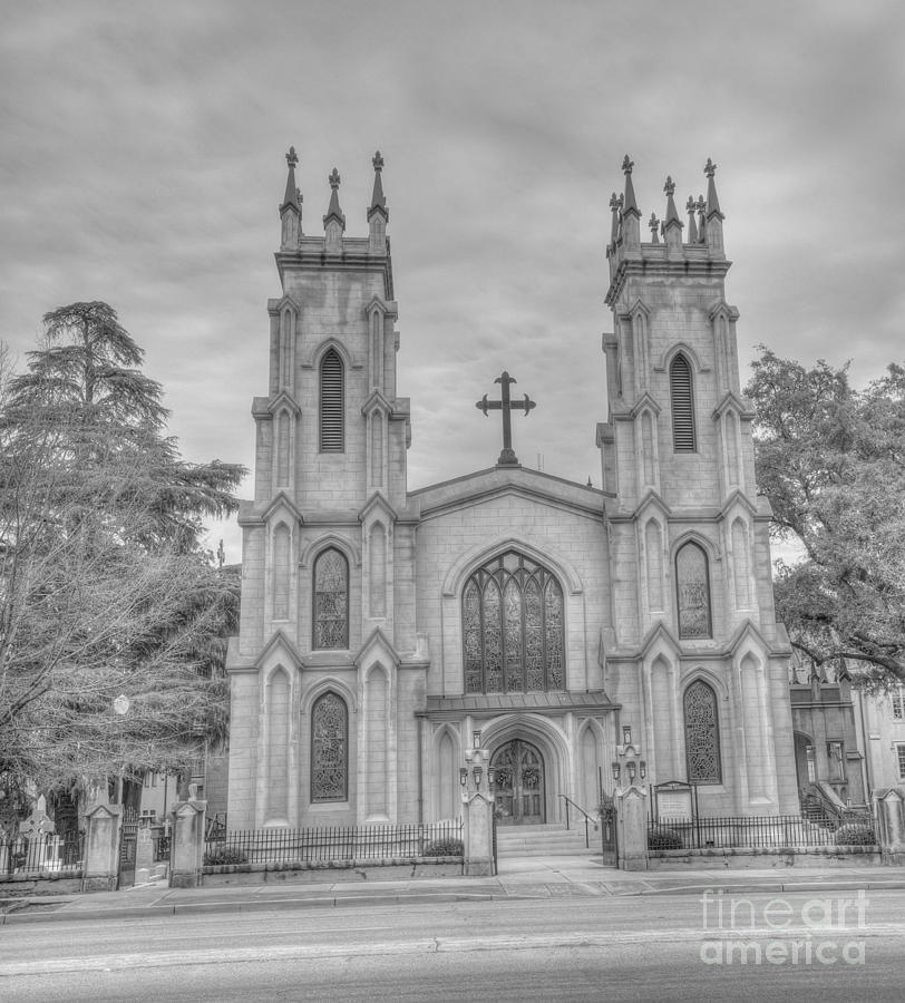 Gothic revival style Trinity Episcopal Cathedral  #1 Photograph by Ules Barnwell