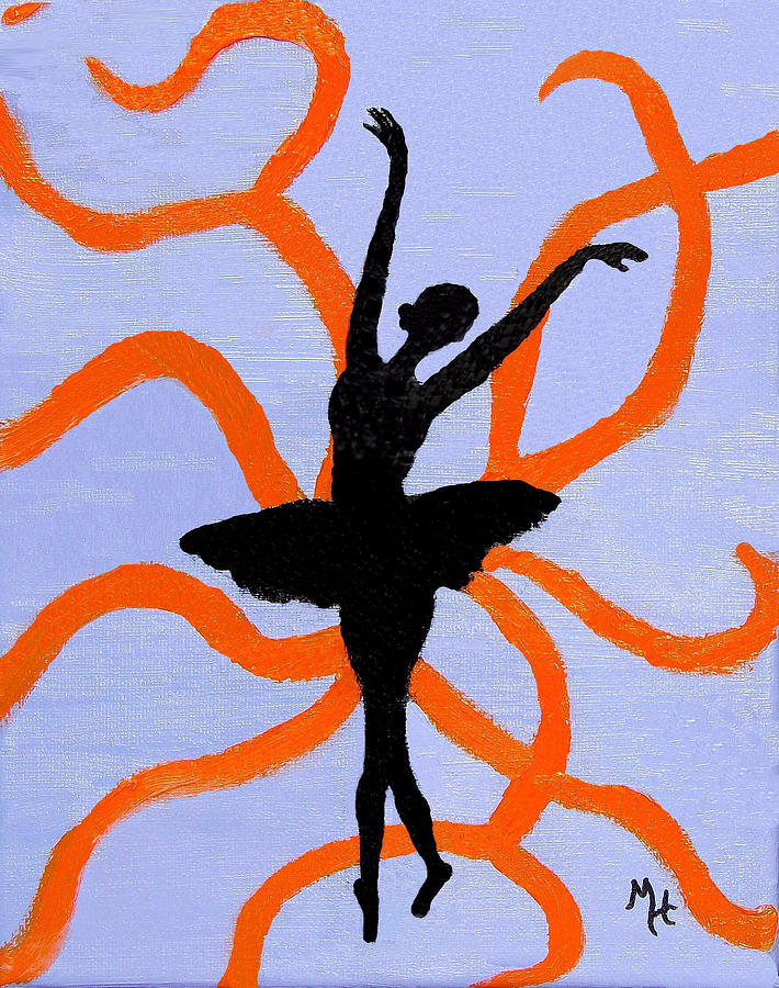 Graceful Silhouette Painting by Margaret Harmon