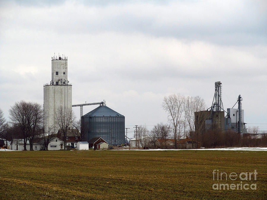 Grain Elevators Photograph by Tina M Wenger Fine Art America