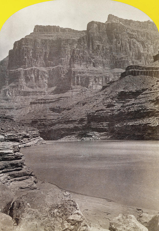 Grand Canyon, 1872 #1 Painting by Granger