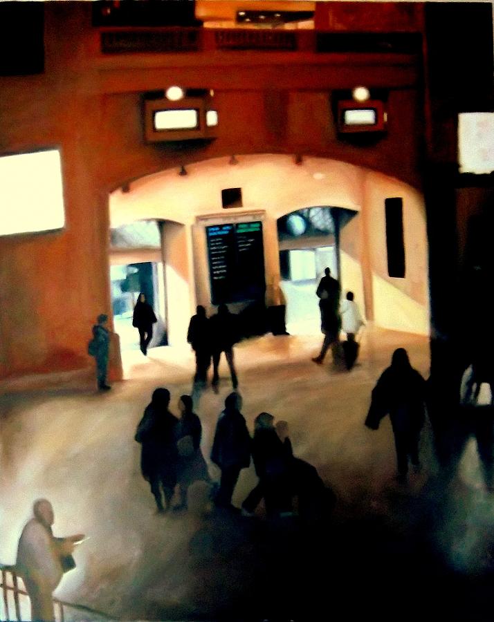 New York City Painting - Grand Central by Richard Weinberger