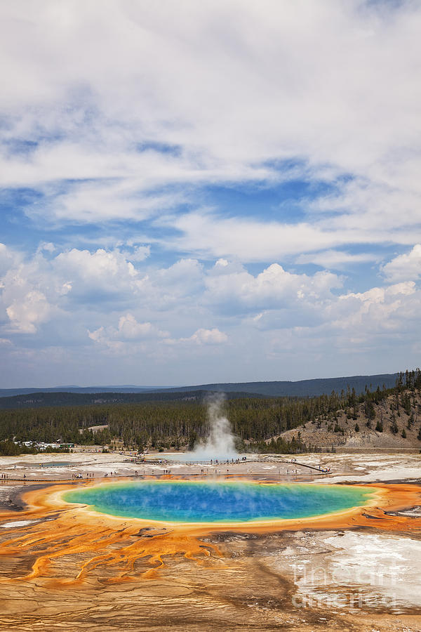 Grand Prismatic Spring #1 Photograph by Bryan Mullennix