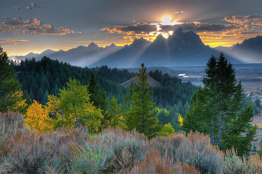 Grand Teton Mountains Photograph by Donald A Higgs Grand Teton Mountains Photograph by Donald A Higgs