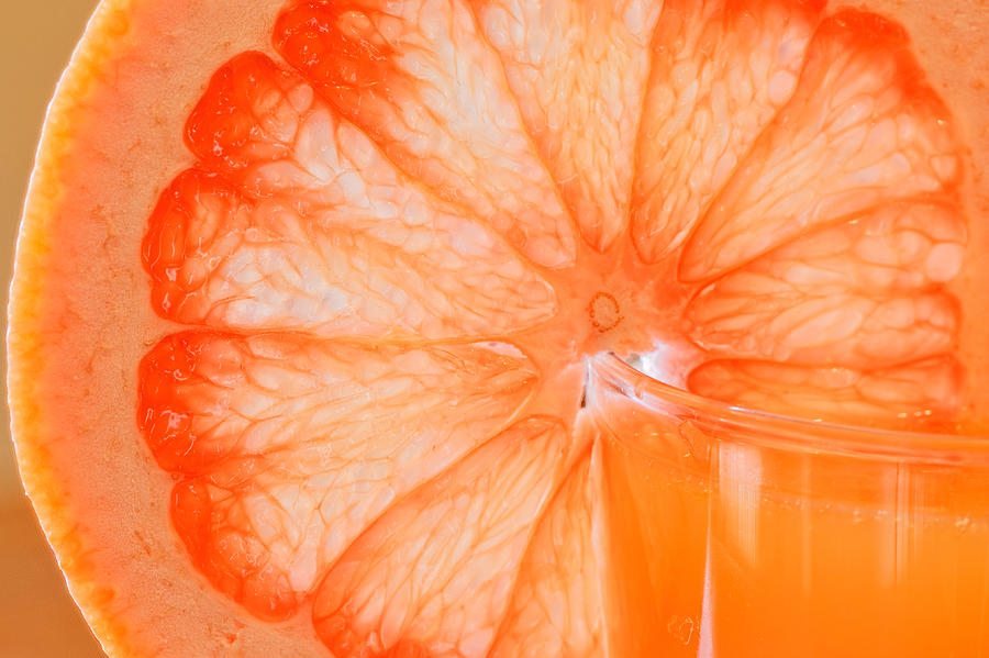 Grapefruit #1 Photograph by Peter Lakomy