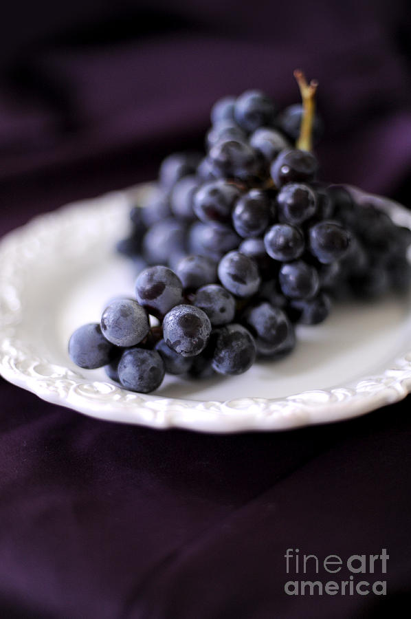 Grape Photograph - Grapes #1 by HD Connelly