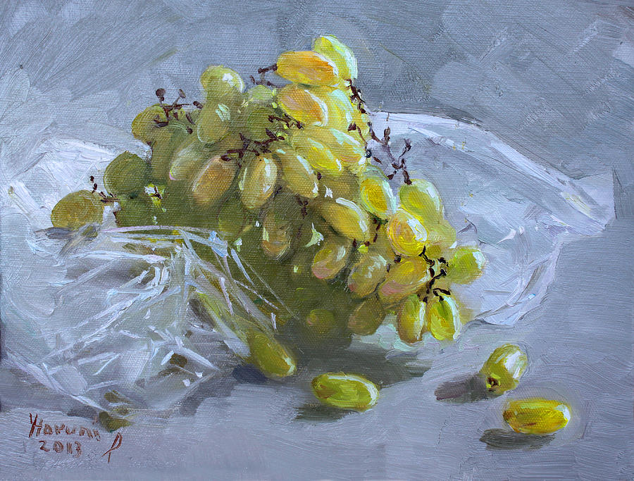 Grape Painting - Grapes #1 by Ylli Haruni