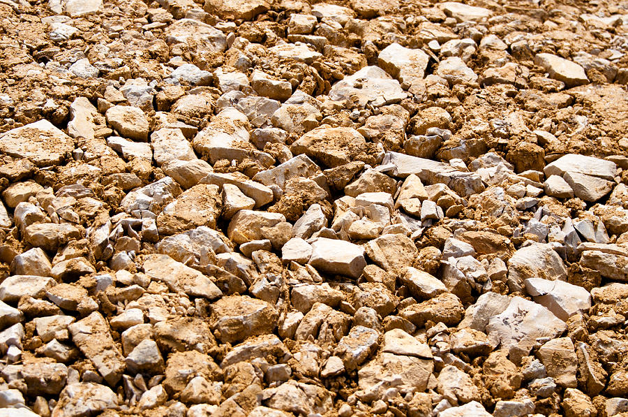 Abstract Photograph - Gravel Background #1 by Frank Gaertner