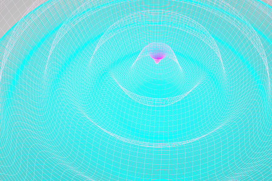 Gravitational Waves, Illustration #1 Photograph by Ella Marus Studio