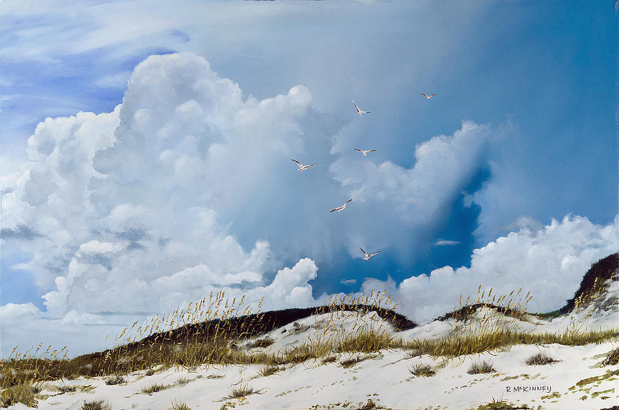 Grayton Beach Painting by Rick McKinney