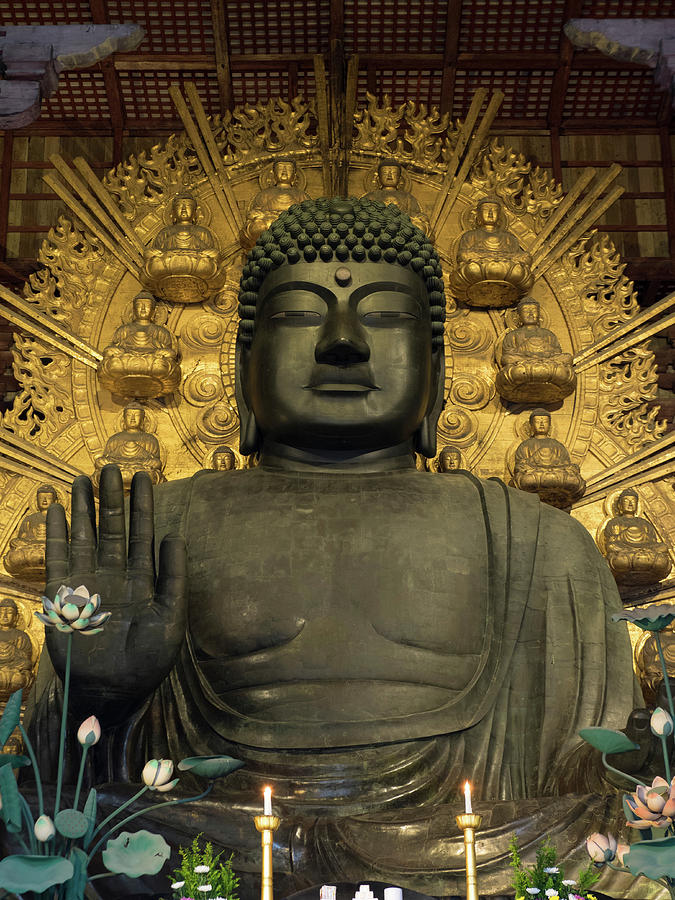 Great Buddha Statue In Todaiji Temple #1 Photograph by Panoramic Images