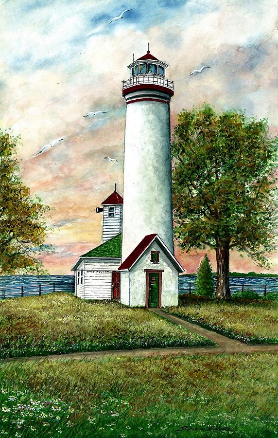 Impressionism Painting - Great Lakes Light I #1 by Steven Schultz