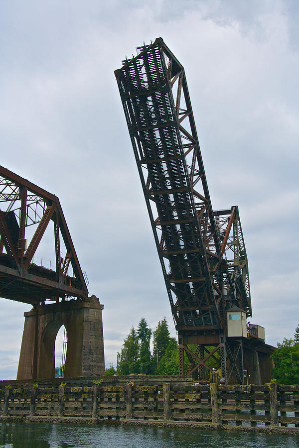 Great Northern Railroad Bridge Seattle #1 Photograph by Steven Lapkin