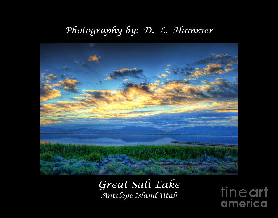 Great Salt Lake #1 Photograph by Dennis Hammer