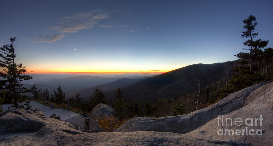 Great Smokie Mountains National Park Sunset #1 Photograph by Dustin K Ryan