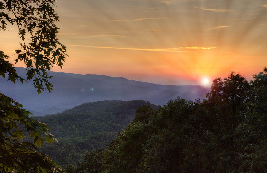 Great Smoky Sunset #1 Photograph by Coby Cooper