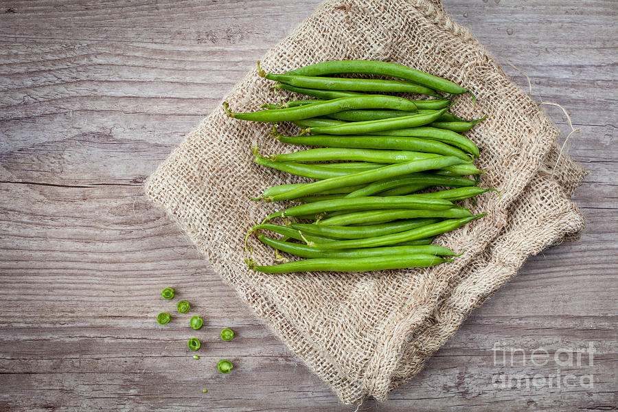 Agriculture Photograph - Green beans #1 by Sabino Parente