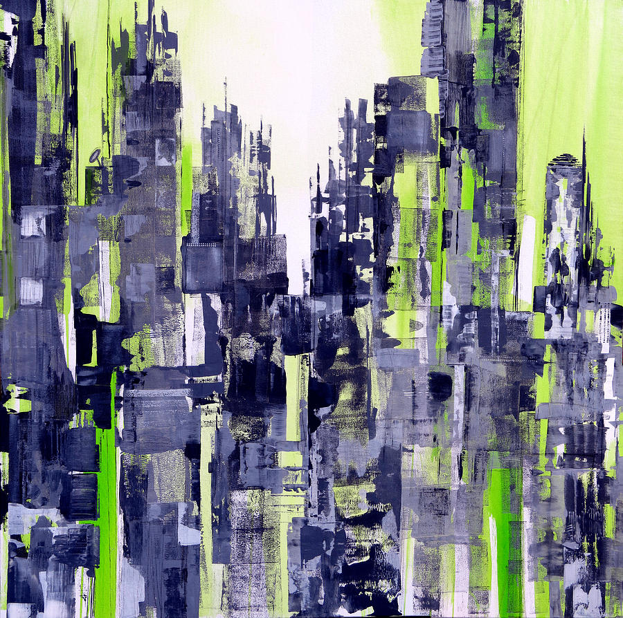Green City #1 Painting by Katie Black