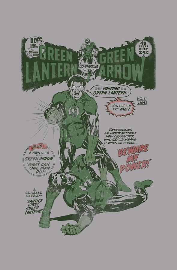 Green Lantern Digital Art - Green Lantern - Beware My Power #1 by Brand A