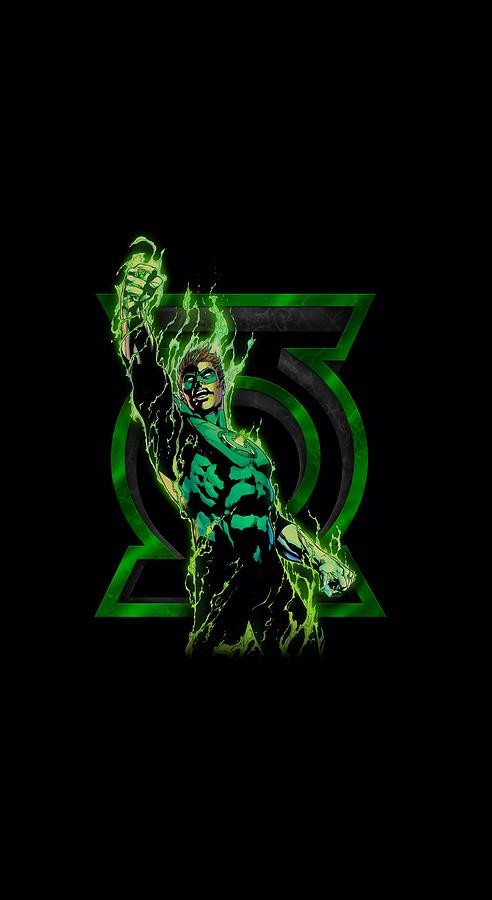 Green Lantern Digital Art - Green Lantern - Fully Charged #1 by Brand A