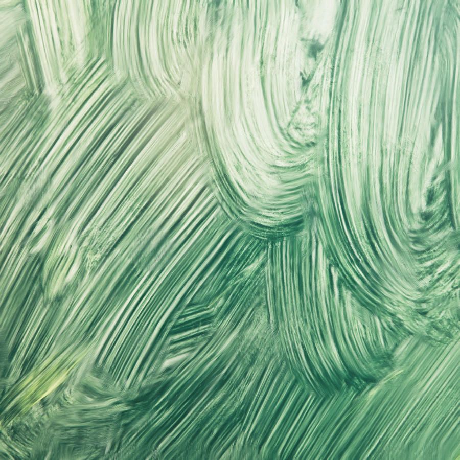 Brush Photograph - Green paint #1 by Tom Gowanlock